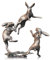 Butler & Peach Miniatur-Hasen, massives Bronze