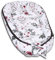 PaLulli Kuschelnest 2-seitig Babynest Babynestchen Baby Nest Nestchen Reisebett Wickelauflage Kuschelbett, Kokon Kokon für Babybett - Babys und Säuglinge, 100% Baumwolle Oeko TEX (Träumer)