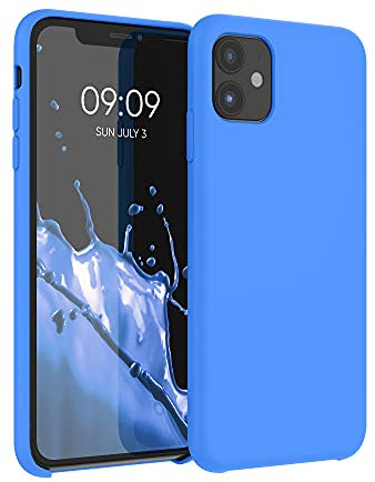 kwmobile Case Compatible with Apple iPhone 11 Case - TPU Silicone Phone Cover with Soft Finish - Sea Breeze