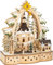 small foot Lampe Sternsinger aus Holz, Weihnachtsdeko batteriebetrieben mit LED-Beleuchtung und Weihnachtspyramide 11791