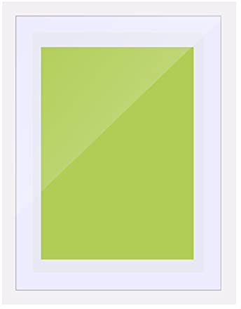 Xiaheipi Bilderrahmen, 30,5 x 40,6 cm, Weiß, Collage, Fotorahmen, Massivholz, Wandmontage, Zertifikatrahmen, Wandbehang, Bilder, Fotorahmen für 30 x 40 cm, 5D-Diamant-Kunstmalerei