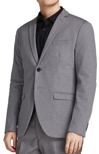 JACK & JONES Herren JPRFRANCO Blazer NOOS Anzugjacke 12199891,Light Grey Melange,56