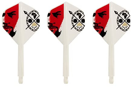 Condor Axe - Devon Petersen African Warrior - Inspiration 3 White - Dart Flights Medium