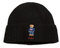 Polo Ralph Lauren Herren Beanie-Mütze mit solider Flagge, Polo Schwarz, Einheitsgröße