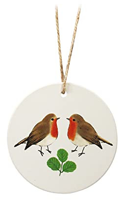 RSPB Dekoration zum Aufhängen, Sammlerstück, Dekoration (Scheibe), RSPB (Rotkehlchen)