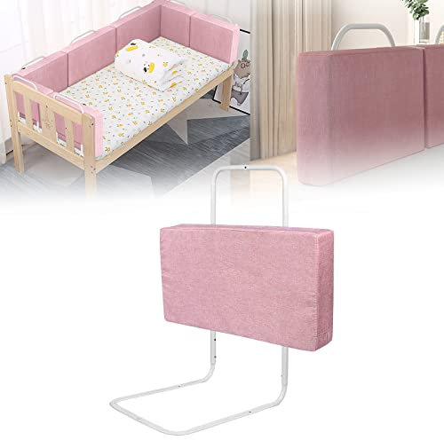 YARDIN Barrière de lit pour enfant - 60 cm - Réglable en hauteur de 40 à 60 cm - Rose cerise