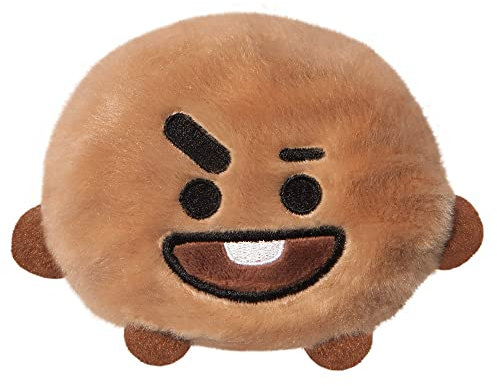 Aurora, 61509, BT21 SHOOKY Palm Pal, 13cm, Eco-Friendly Plüschtier, Braun