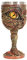 Ottalent Stainless Steel The Eye of The Dragon Wine Goblet Chalice,Dungeons and Dragons Medieval DragonWine Cups 7oz.Men’s Gift (Yellow Eyes)