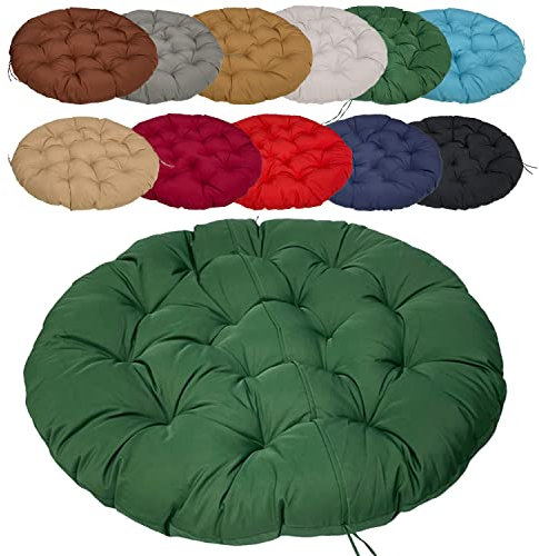 Yoosing Bankauflage 110cm/43.3in, Festes Sitzkissen, Maschinenwaschbar, Gemütliche Gartenkissen und Bierbankauflagen - dunkelgrün