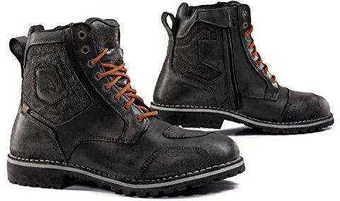 Falco Ranger 2 Stivali da moto impermeabili, nero, 46