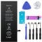 Batt-IPhone 8 Battery Replacement Kit Including Water Proof Sticker, Screwdriver, Suction Cup, Pry Tool - DIY Smartphone Repair, Professional Battery Replacement Accessories (1821 mAh).