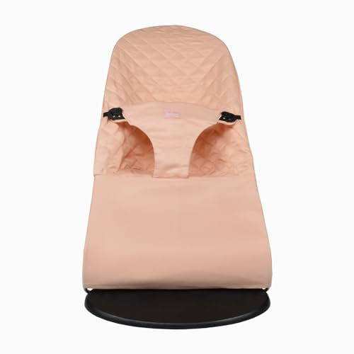 Bezug auf Babywippe. Bezug Belltop kompatibel mit BabyBjörn Wippe: Balance, Soft und Bliss. Babysitz Ergonomisch Babywippe. Hypoallergenic Steppuhn. (Rosa)
