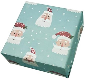 arkamii, Geschenkpapier, Format 86 x 64 cm, Weihnachtsmotiv, 3 Bögen, Großformat (ND12)
