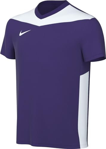 Nike Dri-Fit Park Derby IV T-Shirt, Corte Viola/Bianco/Bianco, S Unisex