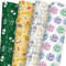 RiukRaiu Eid Mubarak Geschenkpapier für Kinder – Ramadan Kareem, Laterne, Moschee, Kamel – islamisches Geschenkpapier für Eid Al-Fitr – 8 Blatt, flach gefaltet, 50,8 x 73,7 cm, einfach zu verstauen