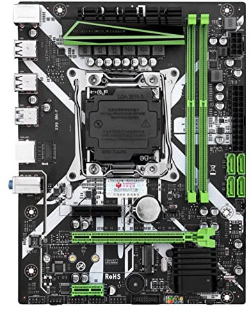 DISPRA Fit For HUANANZHI X99 Placa Base con Xeon E5 2620 V3 2 * 8G DDR4 2666 NO ECC Juego de Kit Combo de Memoria NVME USB3.0 ATX Servidor