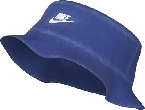 Nike Apex Futura Bucket Hat Im Washed-Look, Game Royal/White, FB5381-480, S
