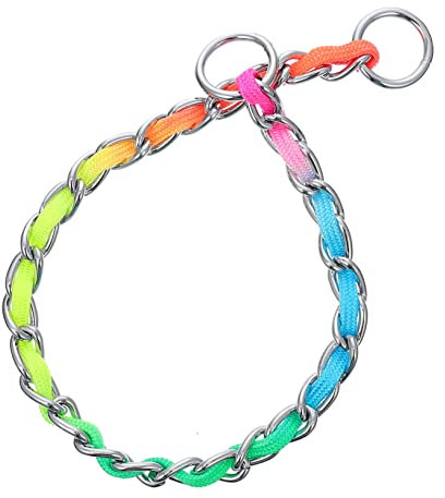 POPETPOP 3 Pièces Collier pour Animaux de Compagnie Laisse en Nylon Un Collier Dog Leash Collier Chiot chaîne Tour de Cou décoratif Tire-Bouchon de Corde Chaton la Chaine décorer Ceinture