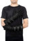 URBAN BUCK Handschuhe aus echtem Schafsleder, normale Passform, lange Armstulpe, ungefütterte Cosplay-Handschuhe für Herren, Schwarzes Cosplay-Handschuh-Set, XX-Large