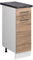 Vicco Küchenunterschrank R-Line, Schubladenschrank für die Küche, Sonoma/Weiß, 30 cm, AP Anthrazit