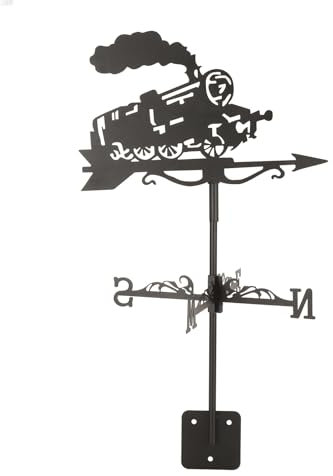 Girouette de décoration de Train, girouette en Fer, girouette de Jardin, girouette Corbeau, girouette en métal, girouette extérieure de décoration de Ferme de Jardin utilisateur