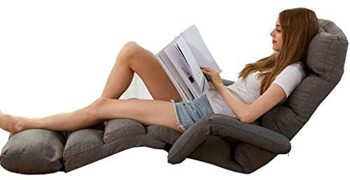 Generisch Canapé Lazy Lounge surdimensionné pour femmes enceintes - Fauteuil de sol réglable et pliable - Canapé de jeu tatami - Lit simple