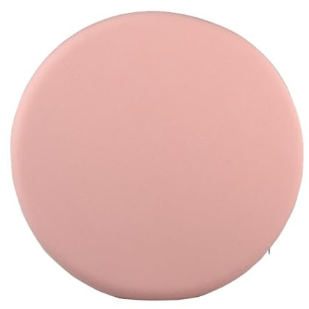 1er Set Sitzkissen Rund 35x35 cm - 3.5 cm Hoch rutschfest & Gemütlich Stuhlauflage - Abnehmbar & Waschbar Baumwolle Stuhlkissen für Wohnzimmer Büro, Konferenzraum, Küche, Garten, A-Rosa