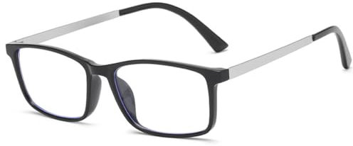 EYEphy Retro Women's HD Anti-Blue Light/Anti-Radiation Reader, 1.56 Aspheric Resin Lens Magnifier,Black,+1.0