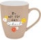 H:) PPY life Becher mit Motiv Zu alt | Tasse mit Spruch, New Bone China Porzellan, 35 cl, mit Geschenkbaderole | lustiges Geschenk, Geburtstag | 74192