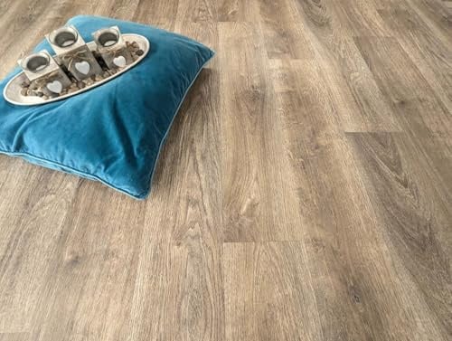 PVC Bodenbelag Vinylboden mit natürlicher Holz Struktur, Zuschnitt (2m breit / 1,5m lang)