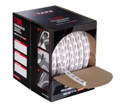 JTAPE 1019.1025 T-TAPE Edge Soft Edge Foam Masking Tape 10mm x 25m