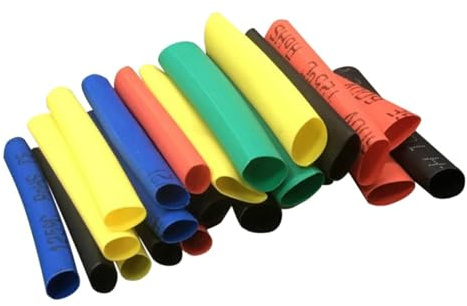 Didiseaon 656 pièces Set de Manchons Thermorétractables PE Résistants Chaleur et Ignifuges pour Isolation de Câbles et Protection Électrique Kit de Gaine pour Rangement et Protection de
