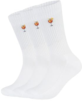 Flip Sox Socken unisex Tennissocken Aperol matcha coffee Logo Baumwolle mit verstärkter Ferse stylisches Motiv