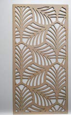 LaserKris-L2-Grille décorative en fibres à densité moyenne pour radiateur ou armoire (4 x 2)