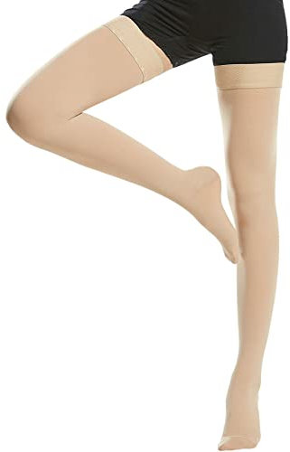 20-30 mmHg Medizinische Kompressionsstrümpfe Damen Herren,Stützstrümpfe Strümpfe mit Geschlossenen Zehen,Abgestufte Unterstützung für Krampfadern,Ödeme