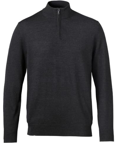 Charles Tyrwhitt Jumpers for Men - Merino Wool 1/4 Zip Jumper - Machine Washable & Temperature Regulating Knitwear for Smart & Casual Wear
