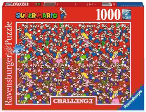 Ravensburger Super Mario Challenge Puzzle 1000 Piece Jigsaw Puzzles for Kids Age 12+