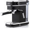 Flama Cafetera Expreso 20 Bar con Vapor 1266FL, 1350W, Acero Inoxidable, 3 filtros Para Café Molido y Monodosis, Capacidad de 1.2L, Sistema de Calentamiento por Termobloque, Negro