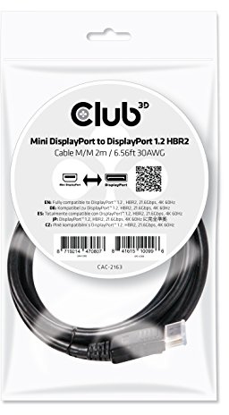 Club3D Mini DisplayPort™ auf VGA Schwarz Aktiver Adapter St./B