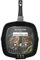 Daewoo CKW2277 Glace Noir 28cm Forged Black Griddle Pan with Ceramic Non-Stick Coating, Suitable for Gas, Electric and Induction Cooking, Sturdy Soft Touch Handles, Aluminium