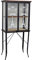 Vitrinenschrank „Villa Lisbeth“ – Glasvitrine | Holz & Metall | 2 Türen & Ablagen | Loft Design | Vitrine im Industrial Stil lof073 Palazzo Exklusiv