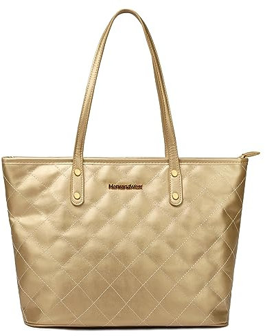 Montana West Tragetasche für Damen, große Geldbörsen und Handtaschen, modische Umhängetasche, Hobo-Geldbörse, Damen-Schultertasche, gold