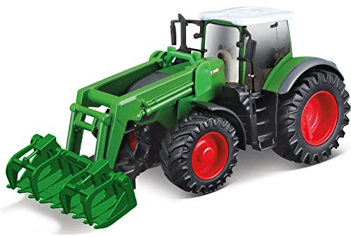 Bburago 18-31635 - Traktor - Fendt 1050 Vario mit Frontgreifer (10cm)