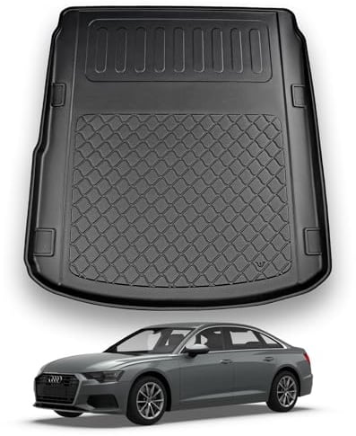 NOMAD Boot Liner Mat for Audi A6 Saloon 2018-2025 | Premium Anti-Slip TPE Car Boot Protector Tray, Waterproof Raised Edge Trunk Mat, Easy Clean Cargo Floor Liner