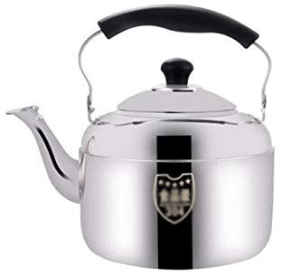 Per fornello da esterno a gas in acciaio inossidabile con fischio, casa, campeggio, fornello a induzione, cucina, ristorante, bollitore per acqua di grande capacità