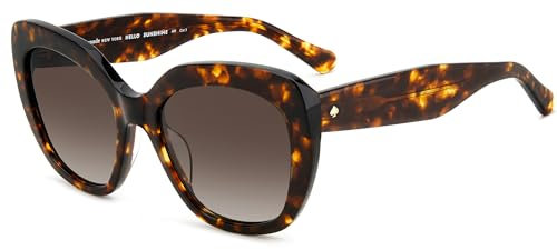 Kate Spade Winslet/g/s 086/HA HAVANA Sunglasses Women Acetate, Standard, 55