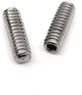 10 Uds UNC 10#-24 1/4-20 304 acero inoxidable hexágono cabeza hueca punto Grub tornillo de fijación (Color : 5/8_10-24)