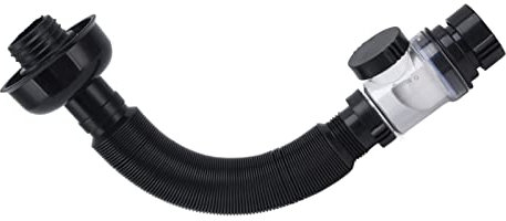 Tuyau de Vidange de Lavabo, Drain Universel Flexible Extensible, Tuyau de Vidange D'Évier de Lavabo Tuyau D'Eau en PVC, Tuyau de Drainage pour Cuisine Salle de Bain(25cm-Multifonction)