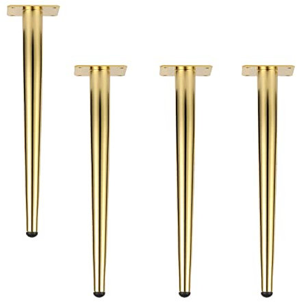 GArcan 4er-Set Ersatzmöbelfüße aus Metall, austauschbare Kegelmöbelbeine, DIY-Tischbeine, Schrankfüße, Bett, Möbel, Couchtisch, Sofafüße, Schrankbeine, 1072 cm hoch (40 cm 15,7 Zoll),