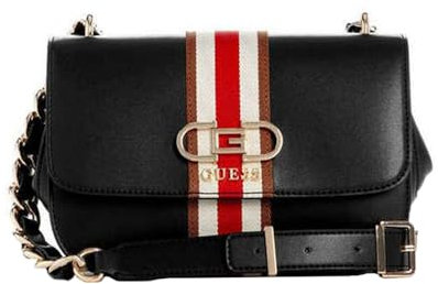 GUESS Nelka Crossbody Flap Black